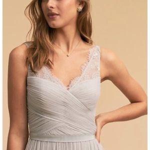 BHLDN Fleur Bridesmaid Dress FOG